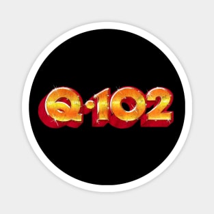 Q102 Des Moines -- 70s Radio Station Magnet